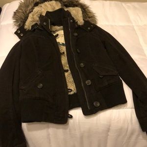 Abercrombie and Fitch brown coat - size small
